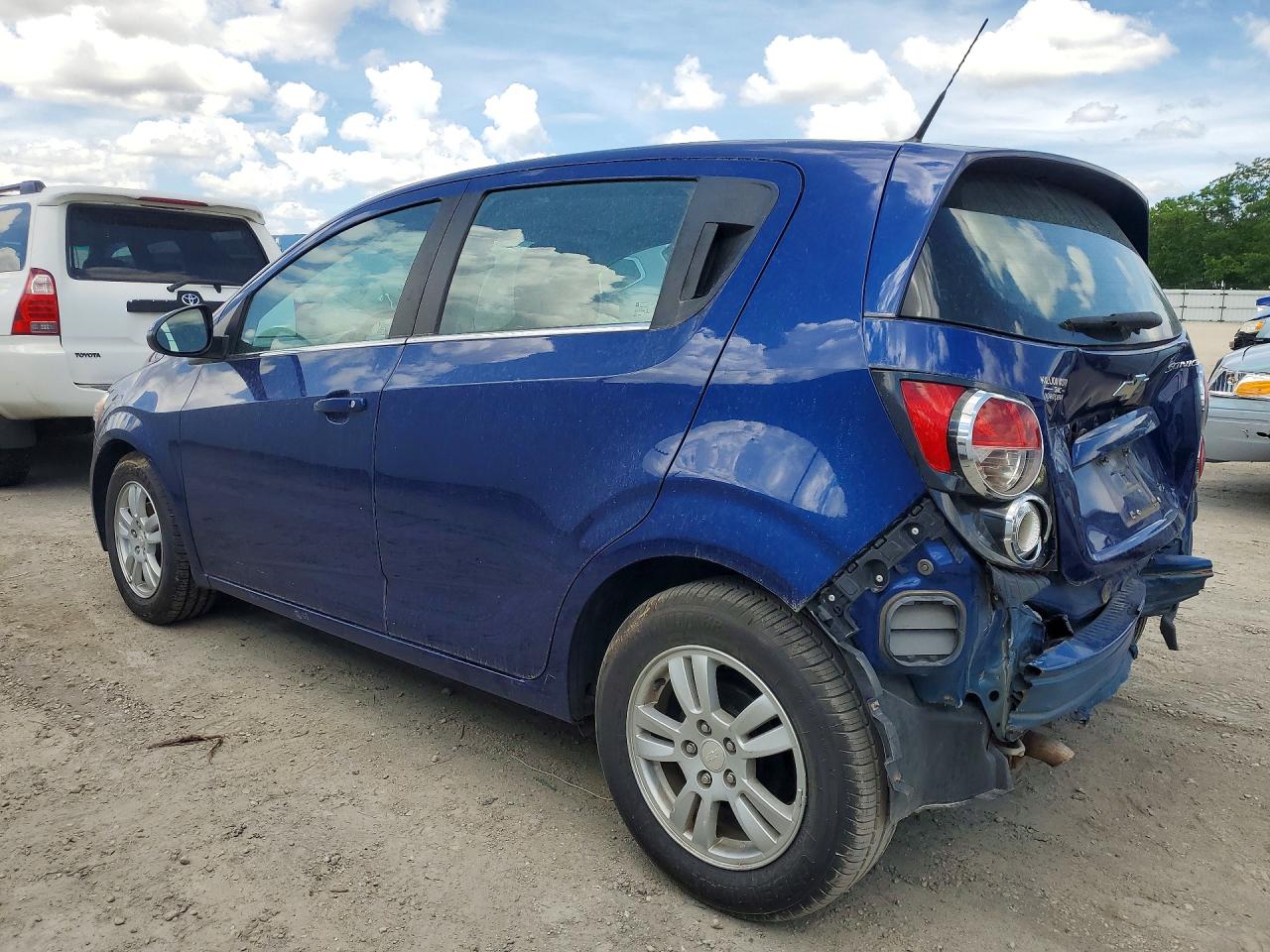 2012 Chevrolet Sonic Lt Blue vin: 1G1JC6SH0C4198019