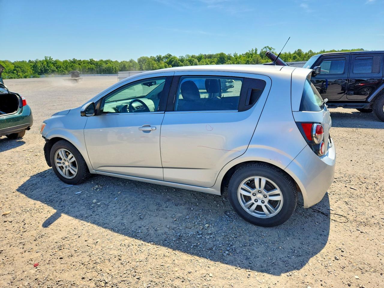 2013 Chevrolet Sonic Lt Silver vin: 1G1JC6SH0D4248645