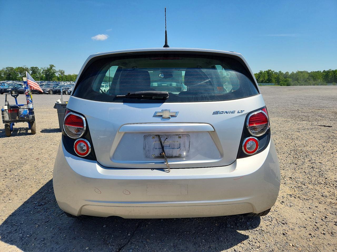 2013 Chevrolet Sonic Lt Silver vin: 1G1JC6SH0D4248645
