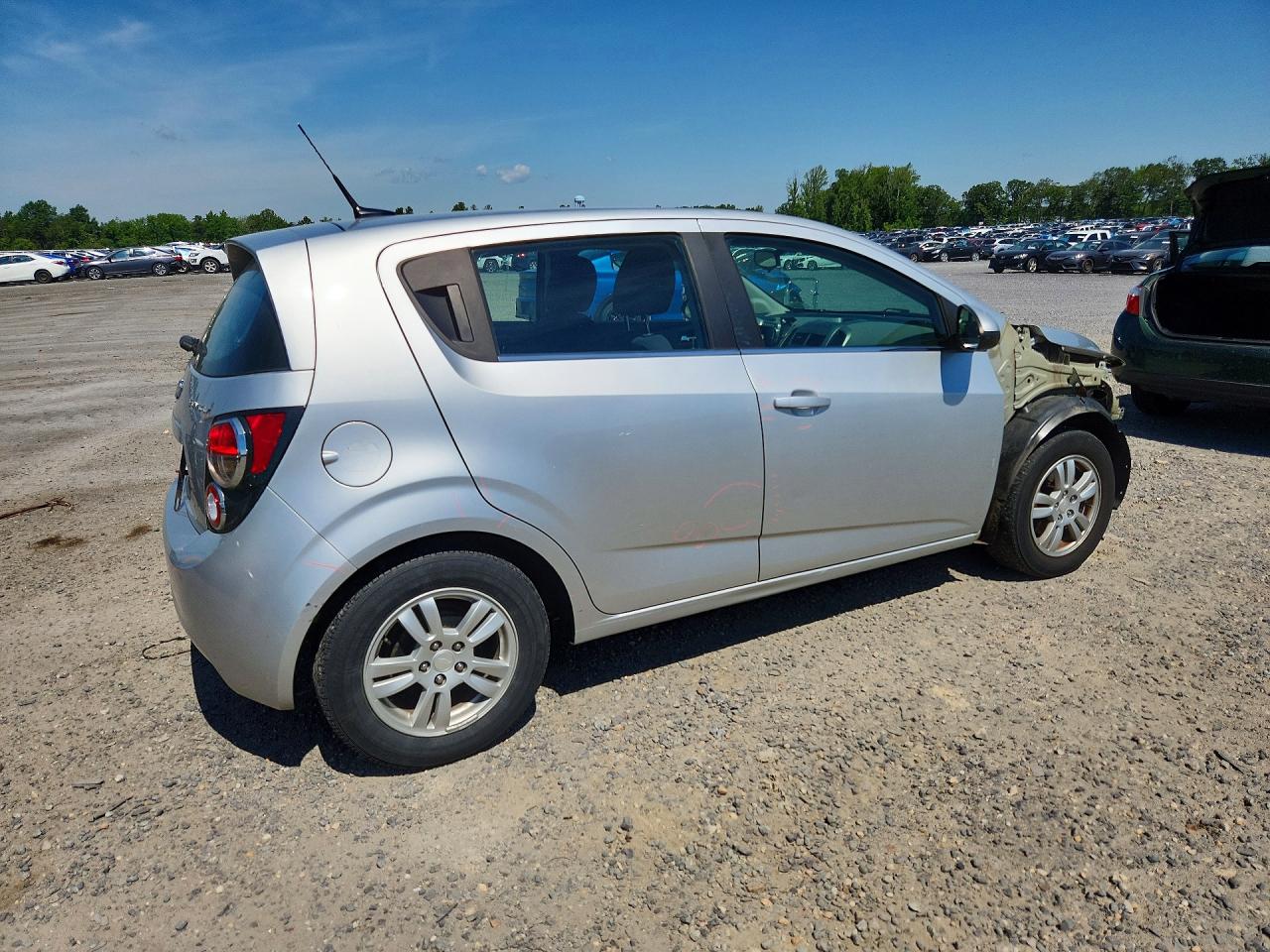 2013 Chevrolet Sonic Lt Silver vin: 1G1JC6SH0D4248645