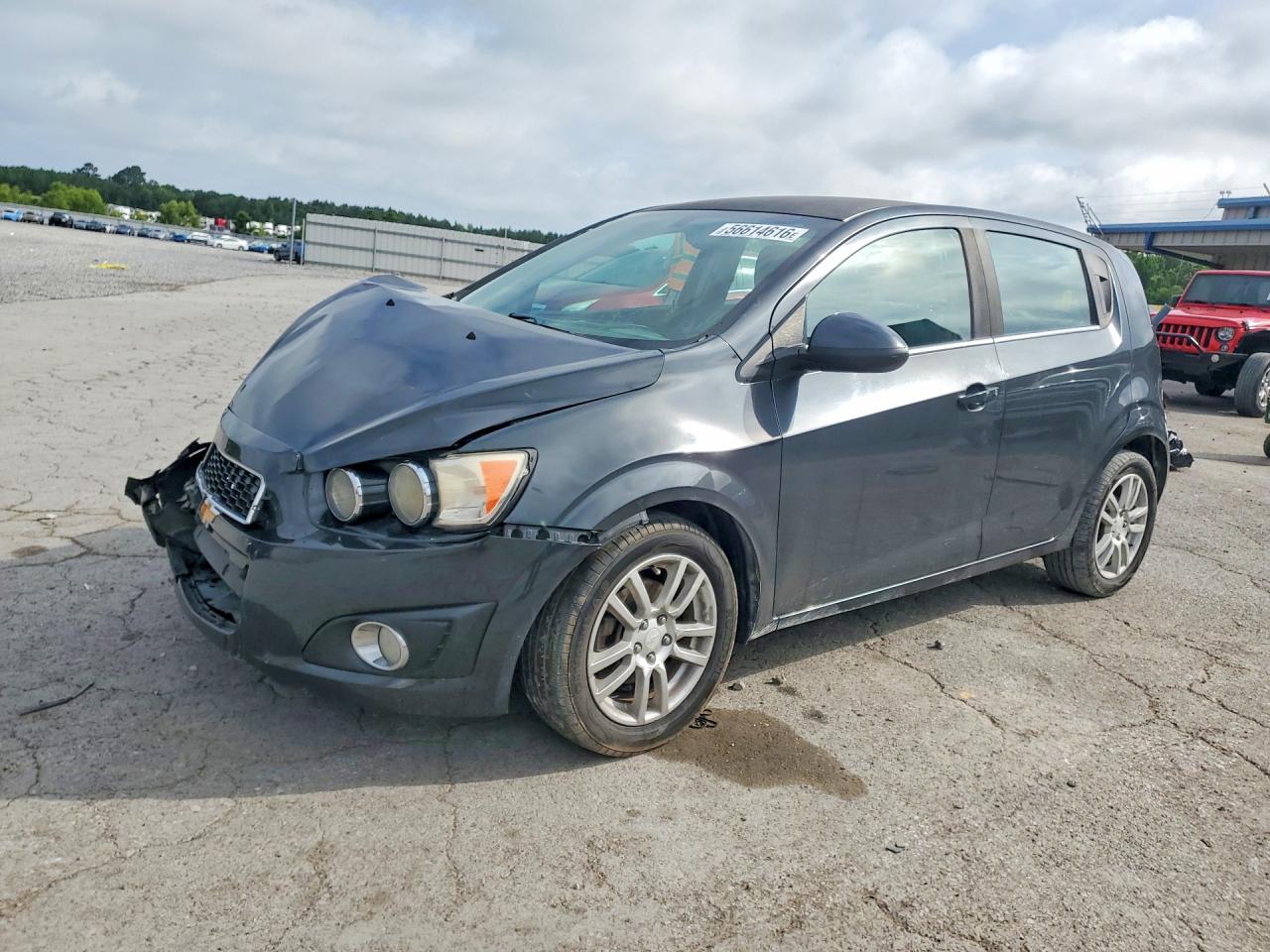 2014 Chevrolet Sonic Lt Black vin: 1G1JC6SH0E4136039