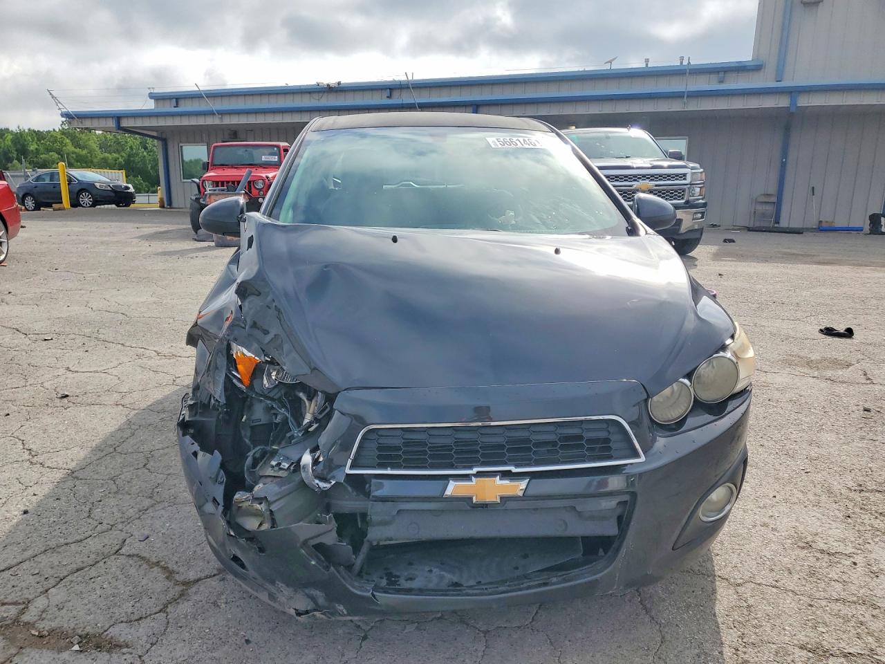 2014 Chevrolet Sonic Lt Black vin: 1G1JC6SH0E4136039