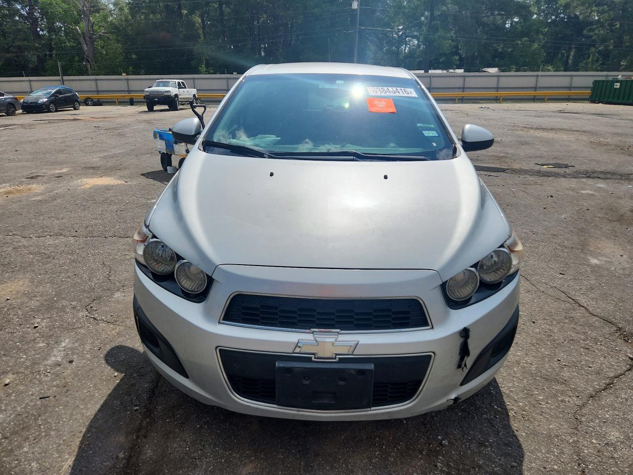 2014 Chevrolet Sonic Lt Silver vin: 1G1JC6SH0E4136722