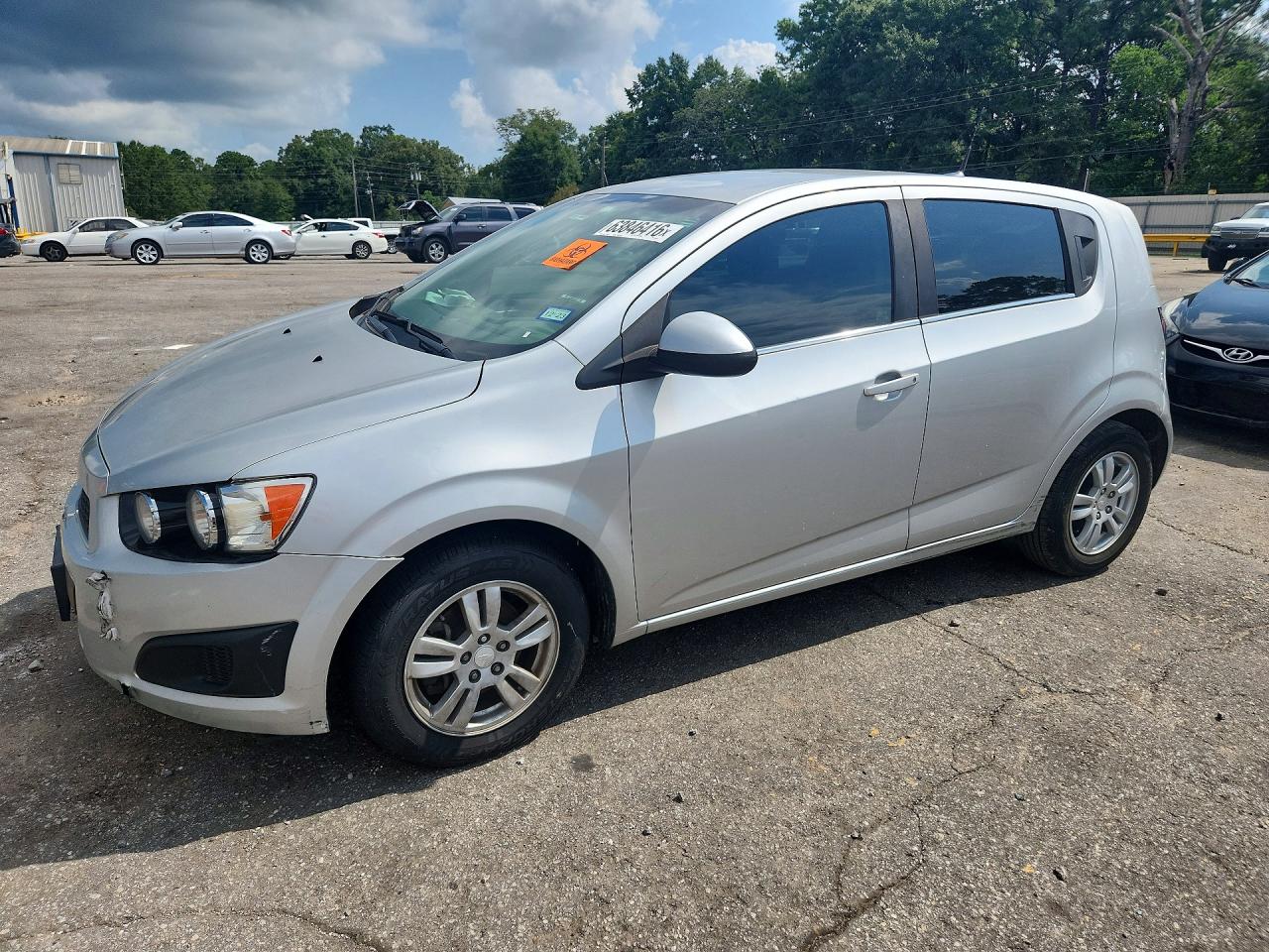 2014 Chevrolet Sonic Lt Silver vin: 1G1JC6SH0E4136722