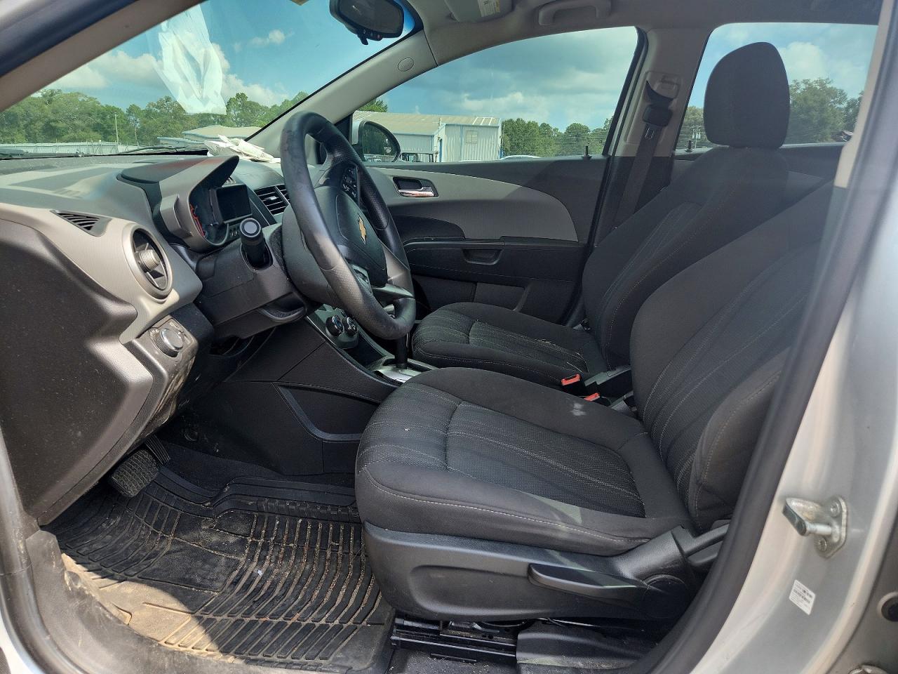 2014 Chevrolet Sonic Lt Silver vin: 1G1JC6SH0E4136722