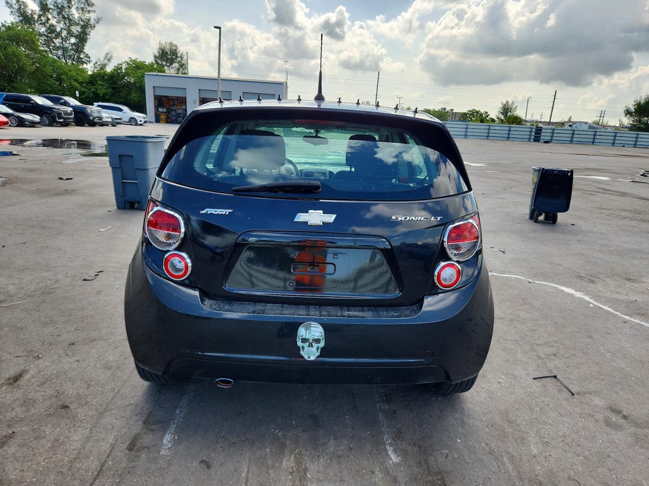 2014 Chevrolet Sonic Lt Black vin: 1G1JC6SH0E4186682