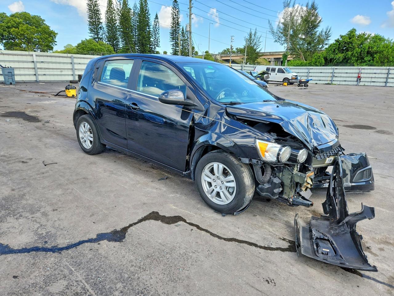 2014 Chevrolet Sonic Lt Black vin: 1G1JC6SH0E4186682