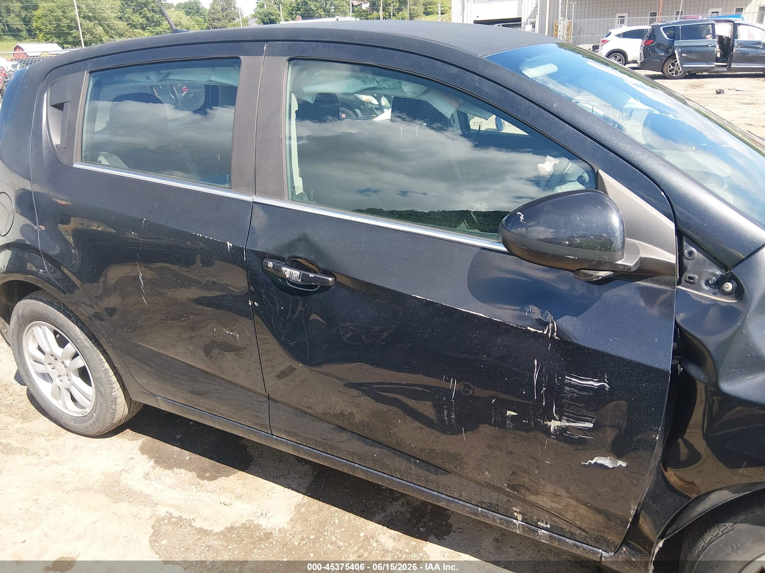2014 Chevrolet Sonic Lt Auto Black vin: 1G1JC6SH0E4238859