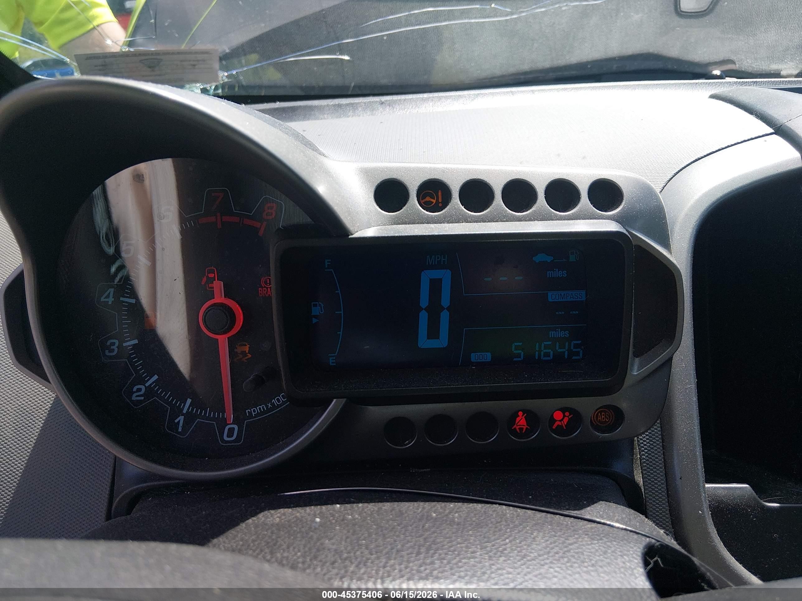 2014 Chevrolet Sonic Lt Auto Black vin: 1G1JC6SH0E4238859