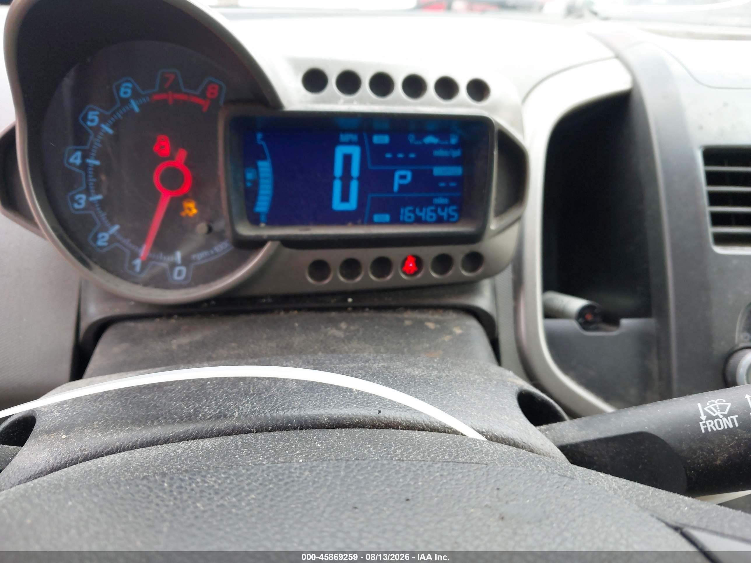 2015 Chevrolet Sonic Lt Auto Blue vin: 1G1JC6SH0F4123860
