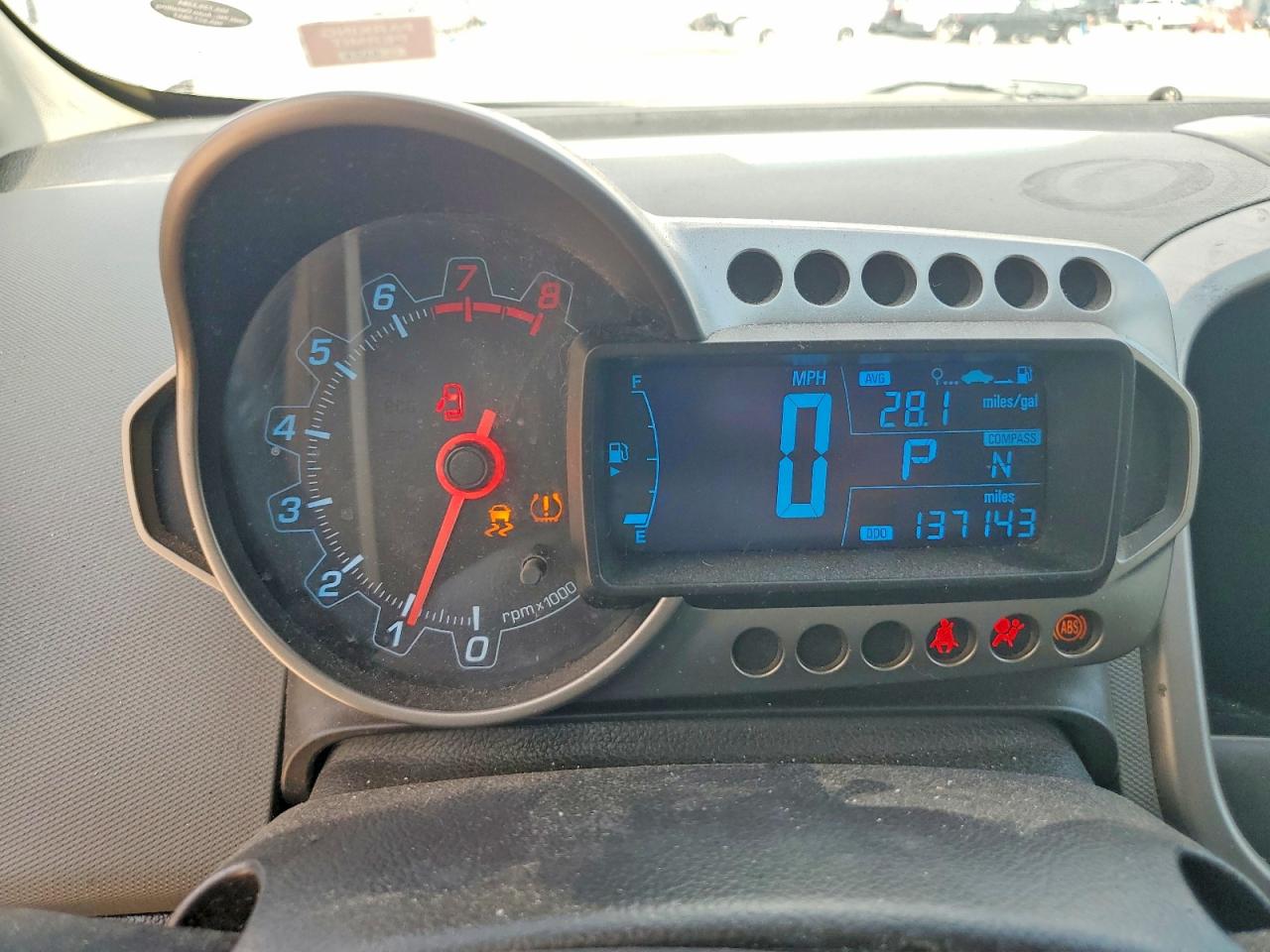 2012 Chevrolet Sonic Lt Серебряный vin: 1G1JC6SH1C4174943