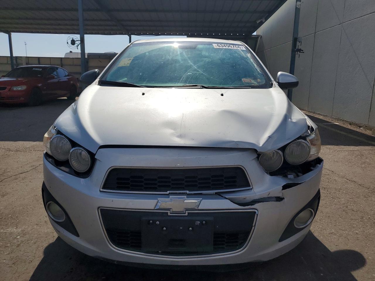 2012 Chevrolet Sonic Lt Серебряный vin: 1G1JC6SH1C4174943