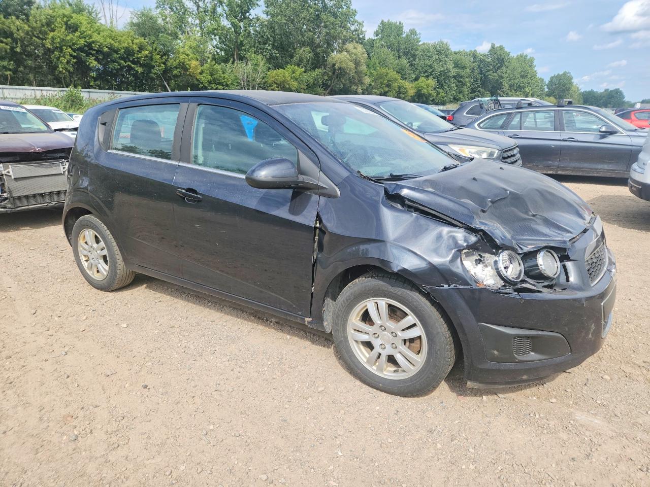 2013 Chevrolet Sonic Lt Black vin: 1G1JC6SH1D4180923