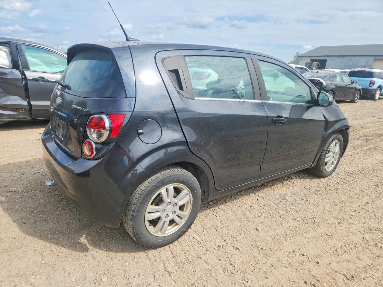 2013 Chevrolet Sonic Lt Black vin: 1G1JC6SH1D4180923