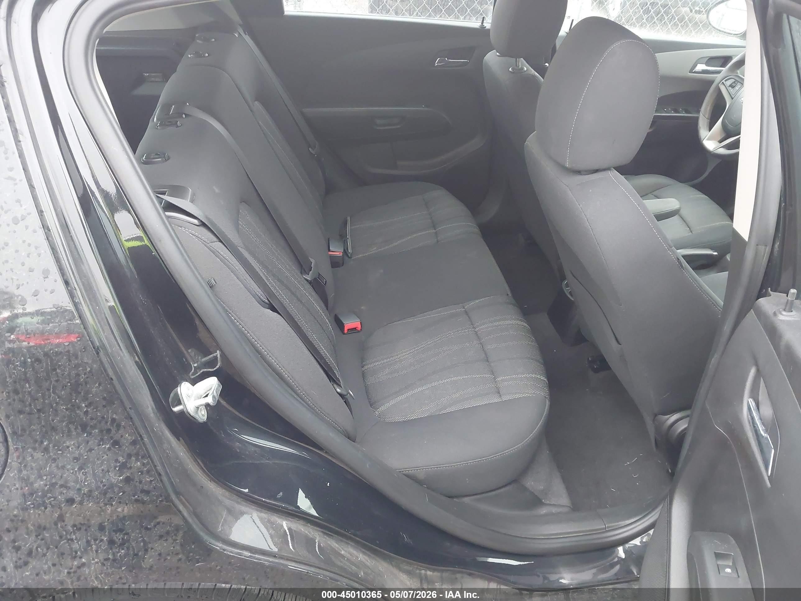 2014 Chevrolet Sonic Lt Auto Черный vin: 1G1JC6SH1E4212819