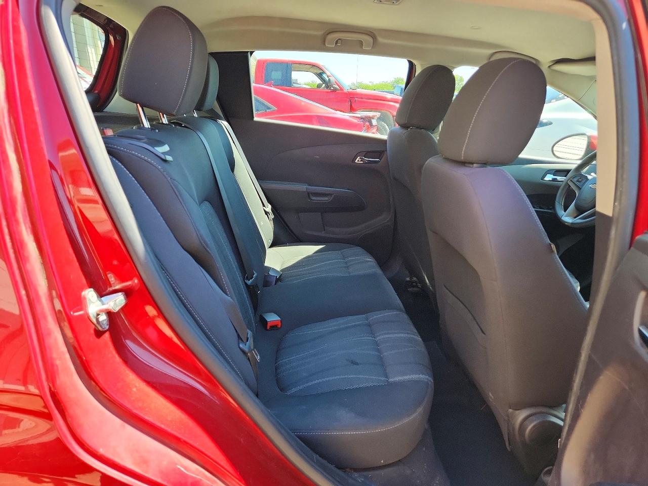 2015 Chevrolet Sonic Lt Red vin: 1G1JC6SH1F4127321