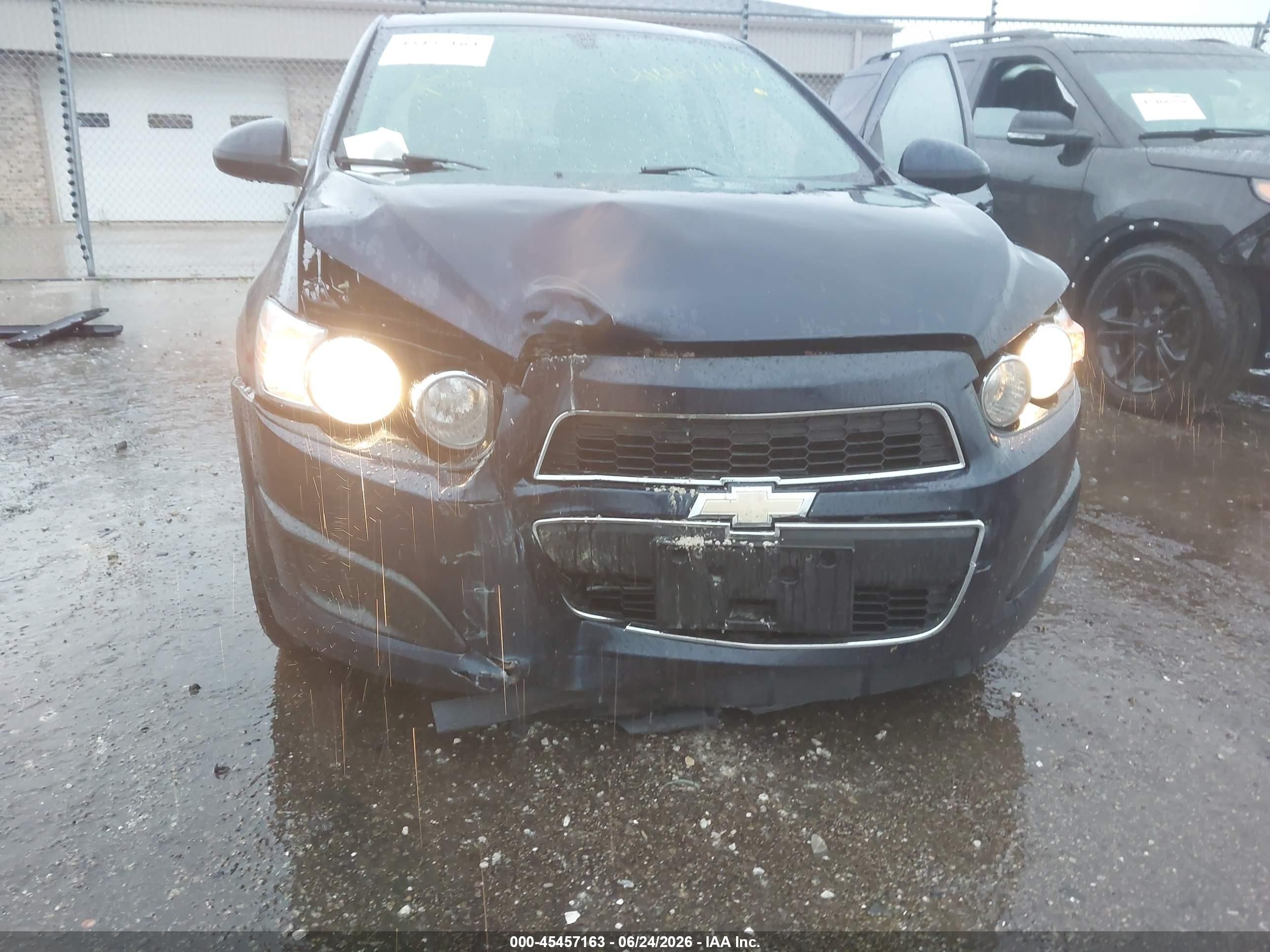 2015 Chevrolet Sonic Lt Auto Blue vin: 1G1JC6SH1F4163784