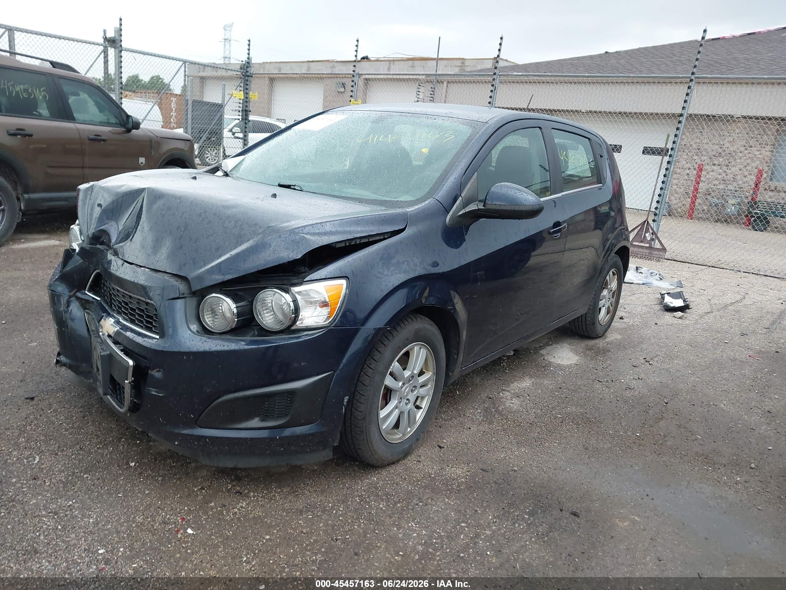 2015 Chevrolet Sonic Lt Auto Blue vin: 1G1JC6SH1F4163784