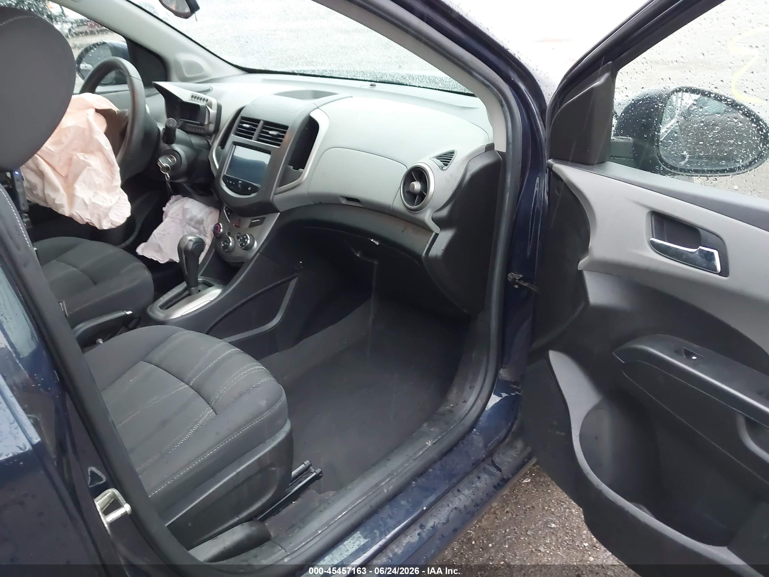 2015 Chevrolet Sonic Lt Auto Blue vin: 1G1JC6SH1F4163784