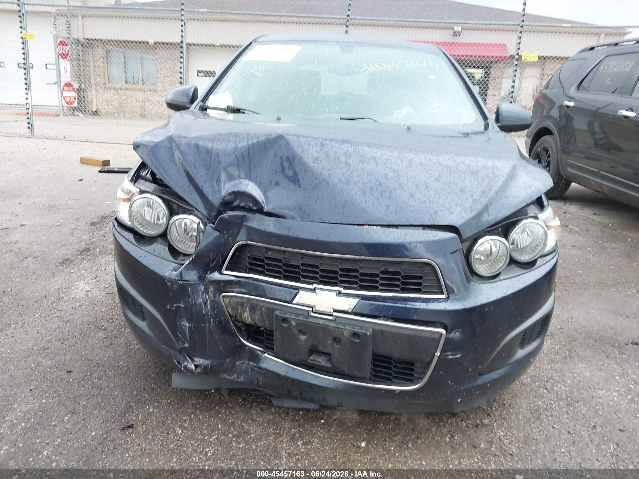 2015 Chevrolet Sonic Lt Auto Blue vin: 1G1JC6SH1F4163784
