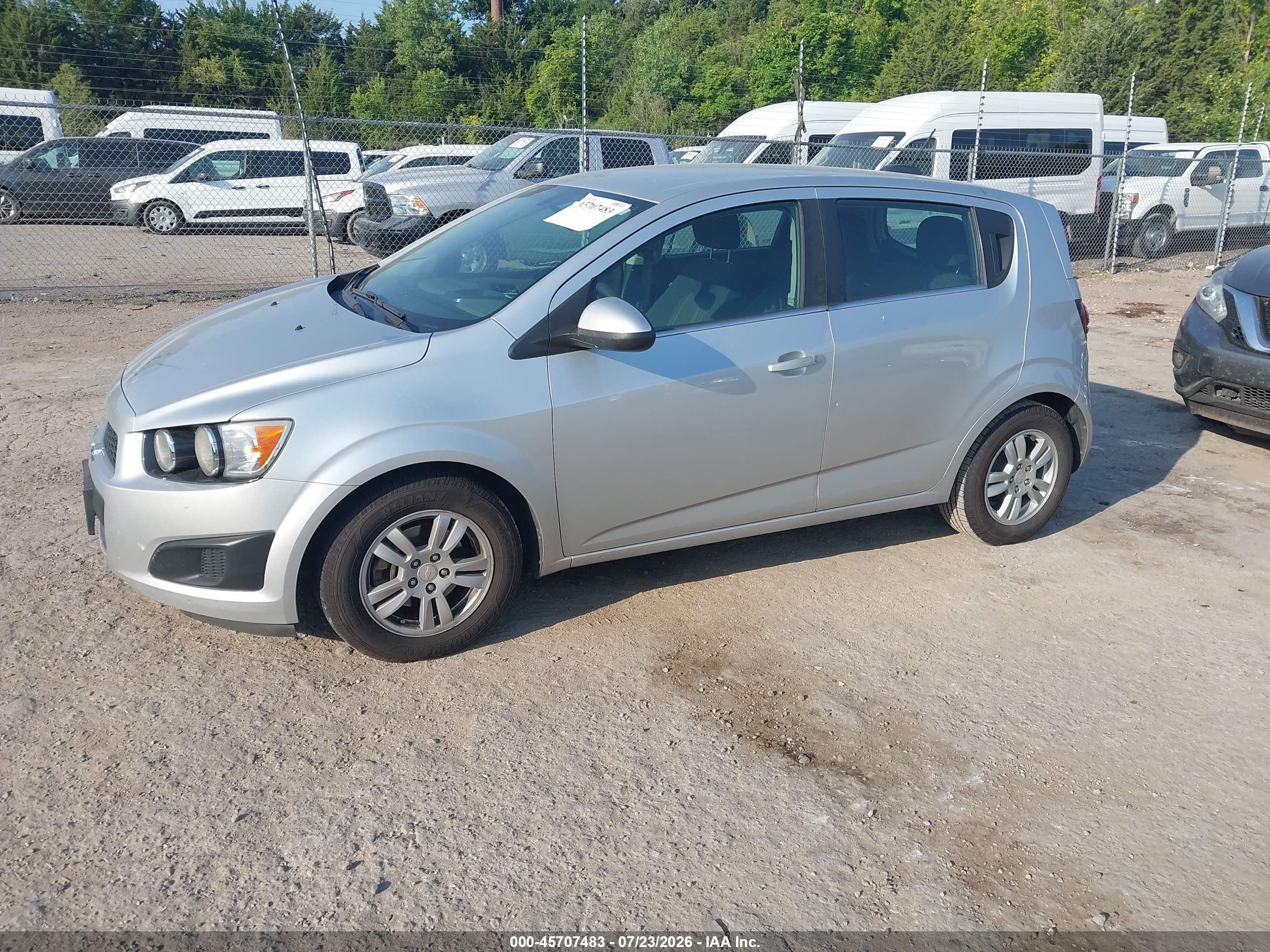 2015 Chevrolet Sonic Lt Auto Black vin: 1G1JC6SH1F4203913