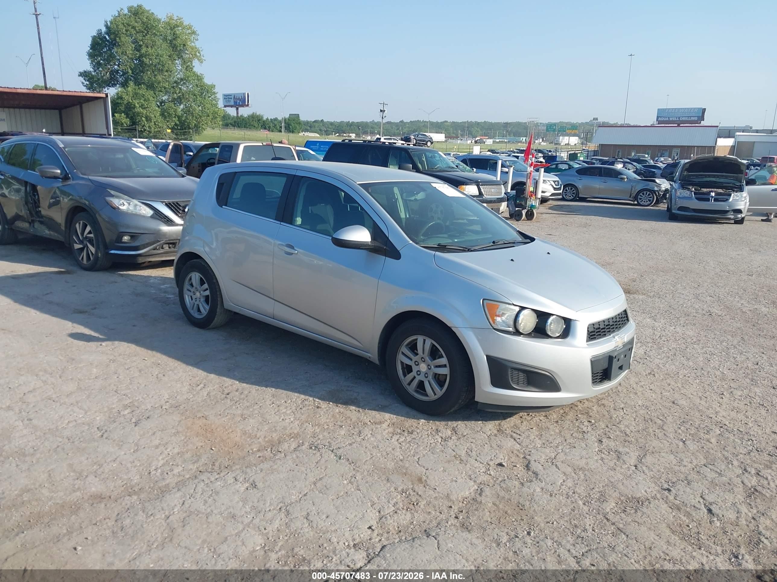 2015 Chevrolet Sonic Lt Auto Black vin: 1G1JC6SH1F4203913