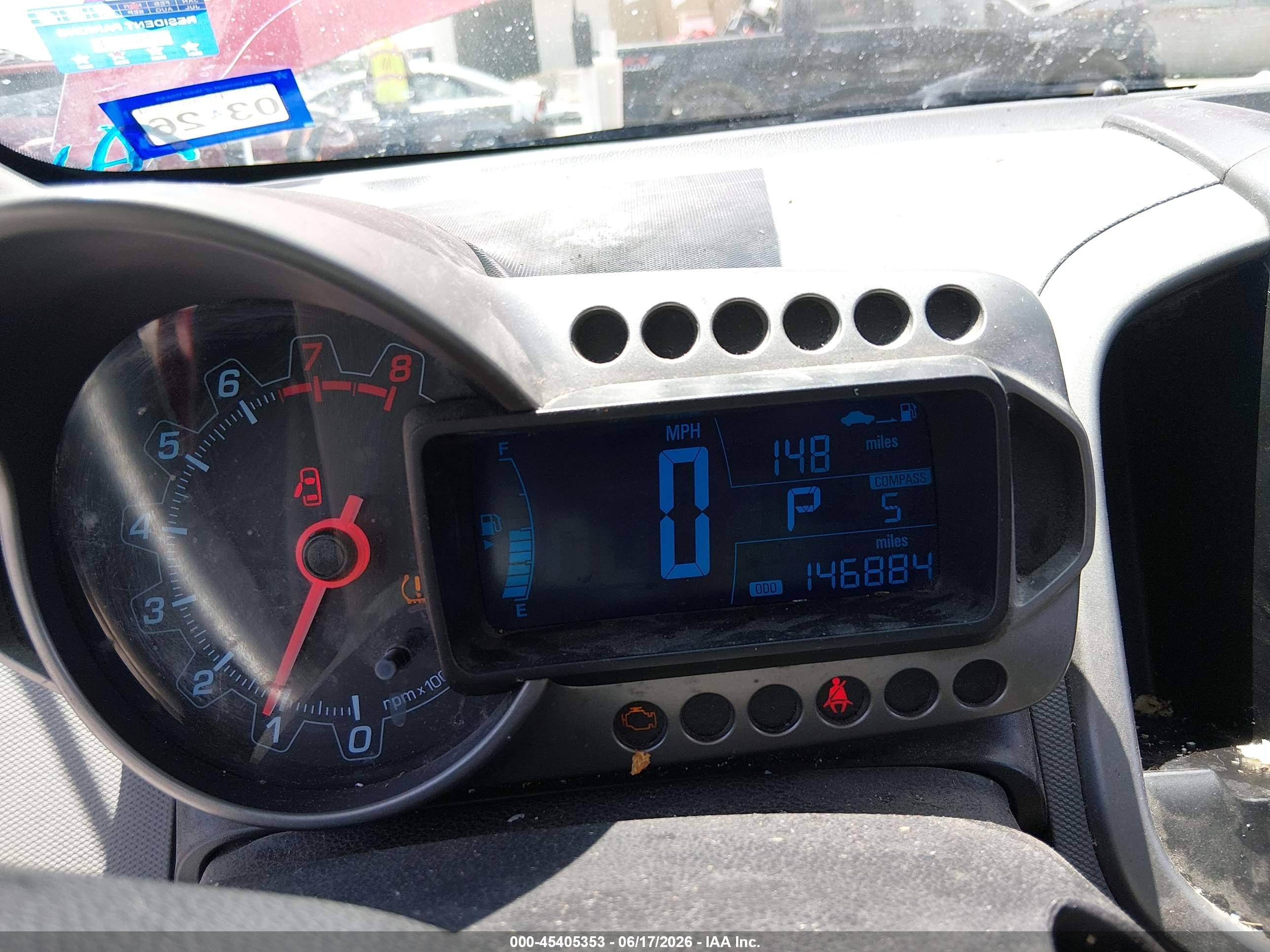 2013 Chevrolet Sonic Lt Auto Red vin: 1G1JC6SH2D4136168