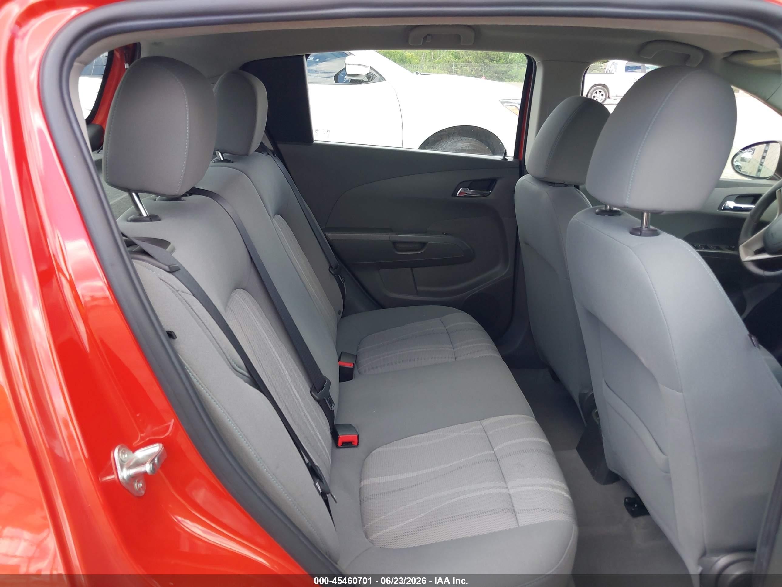 2013 Chevrolet Sonic Lt Auto Orange vin: 1G1JC6SH2D4187380