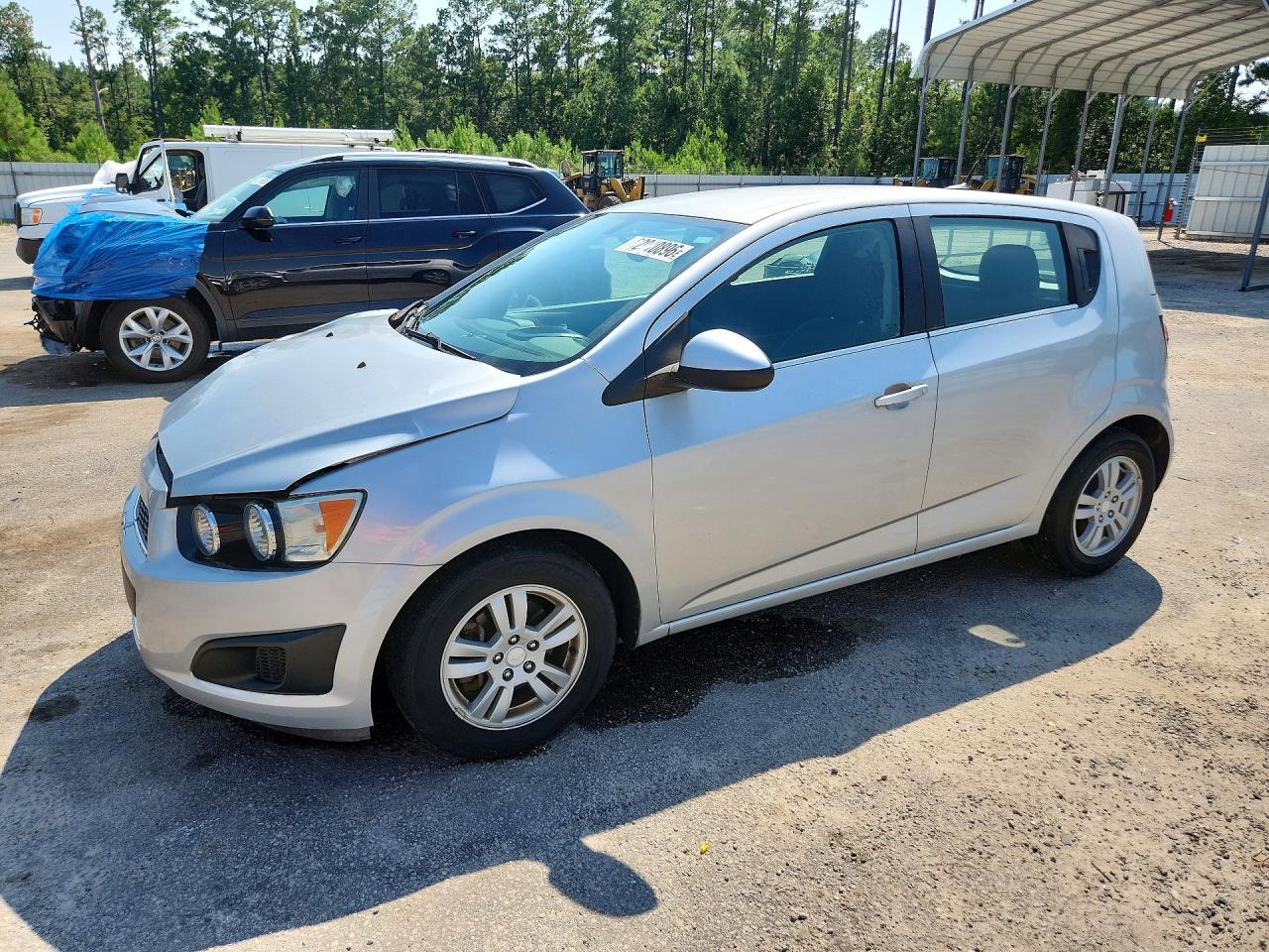 2014 Chevrolet Sonic Lt Silver vin: 1G1JC6SH2E4223053