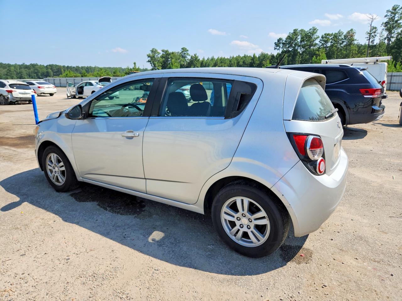 2014 Chevrolet Sonic Lt Silver vin: 1G1JC6SH2E4223053