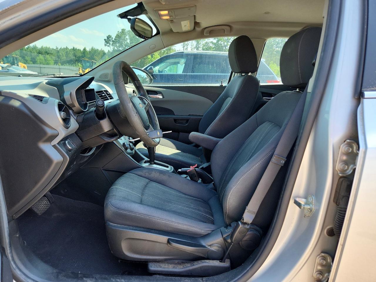 2014 Chevrolet Sonic Lt Silver vin: 1G1JC6SH2E4223053