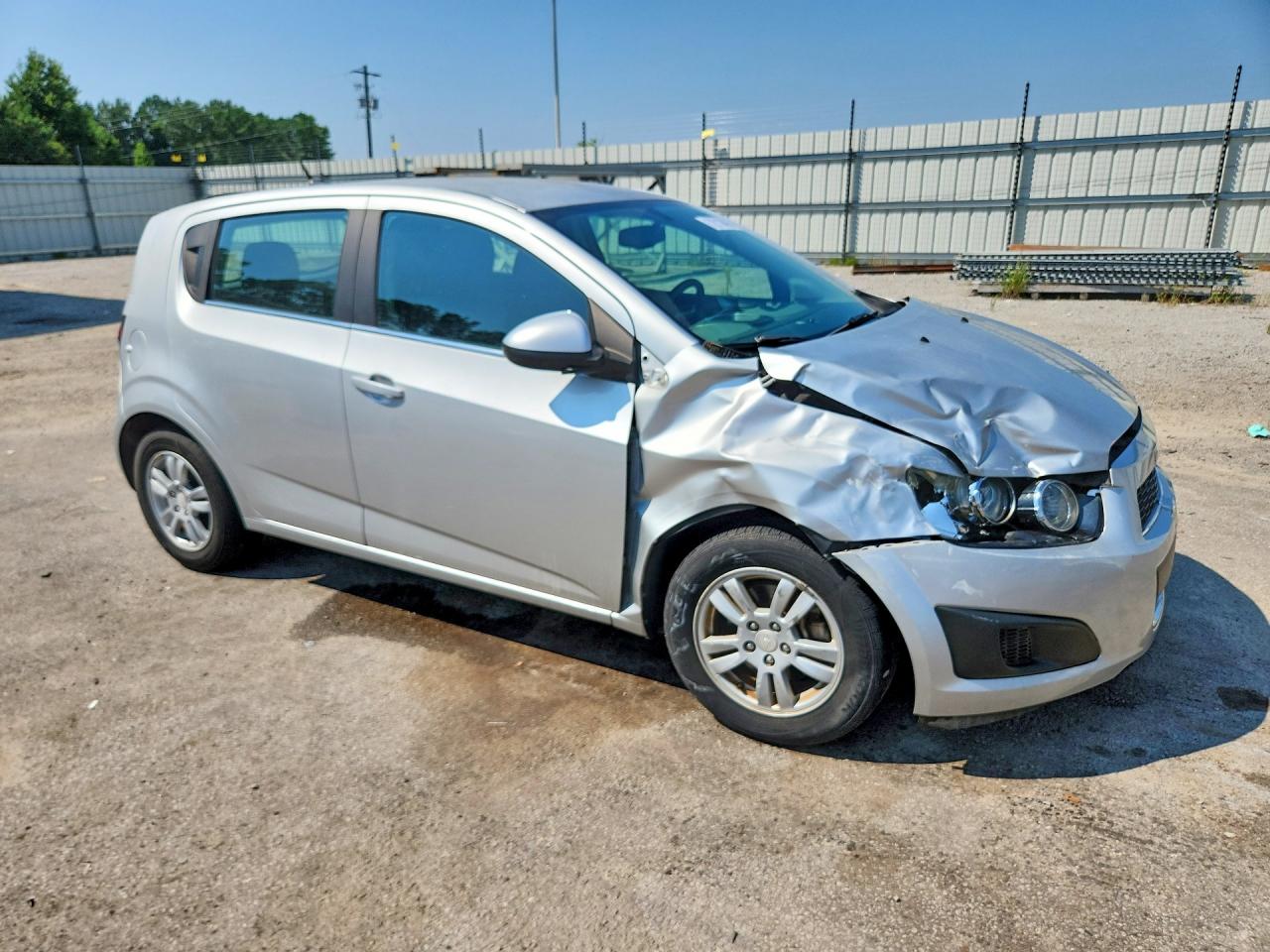 2014 Chevrolet Sonic Lt Silver vin: 1G1JC6SH2E4223053