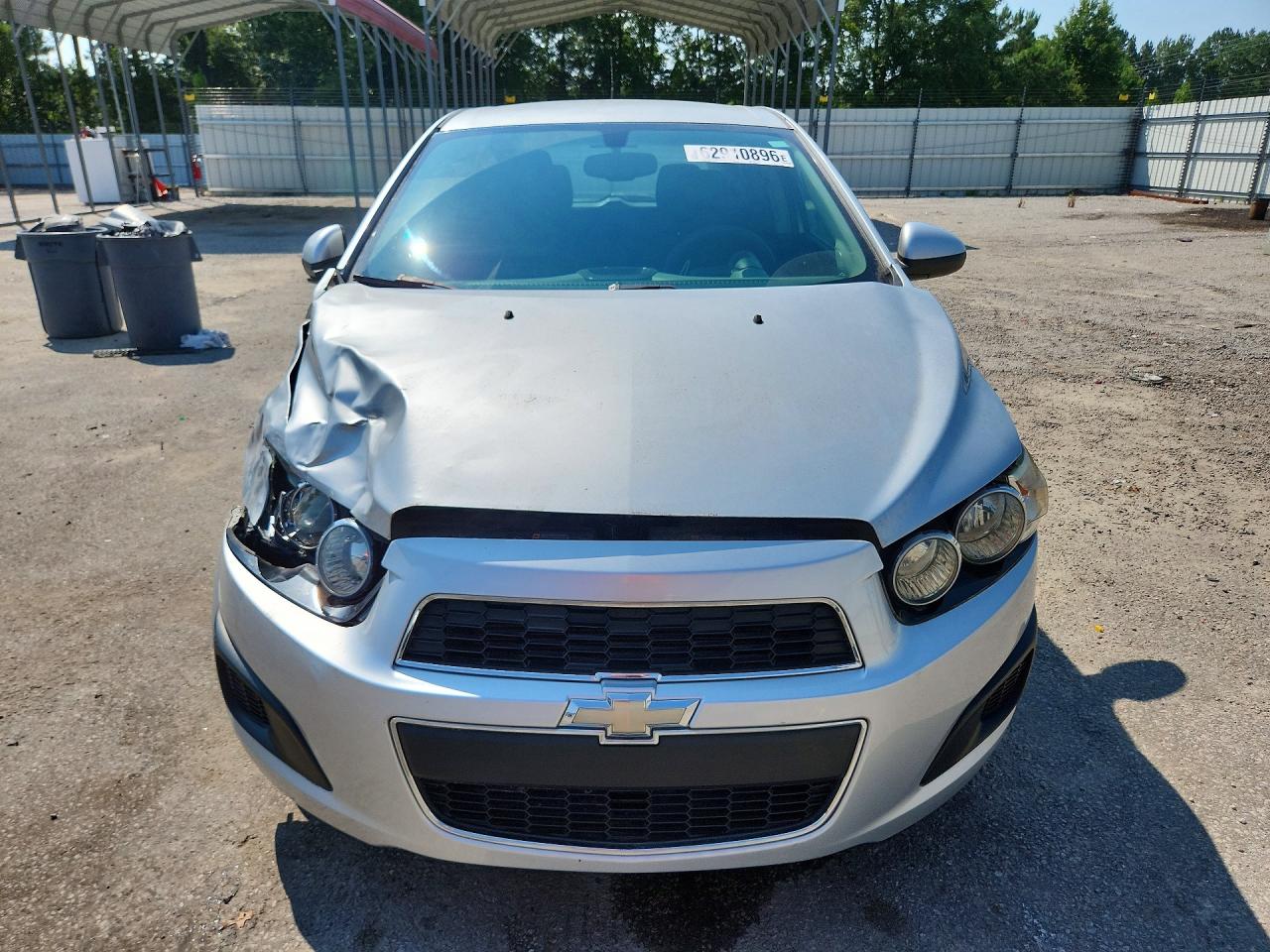 2014 Chevrolet Sonic Lt Silver vin: 1G1JC6SH2E4223053