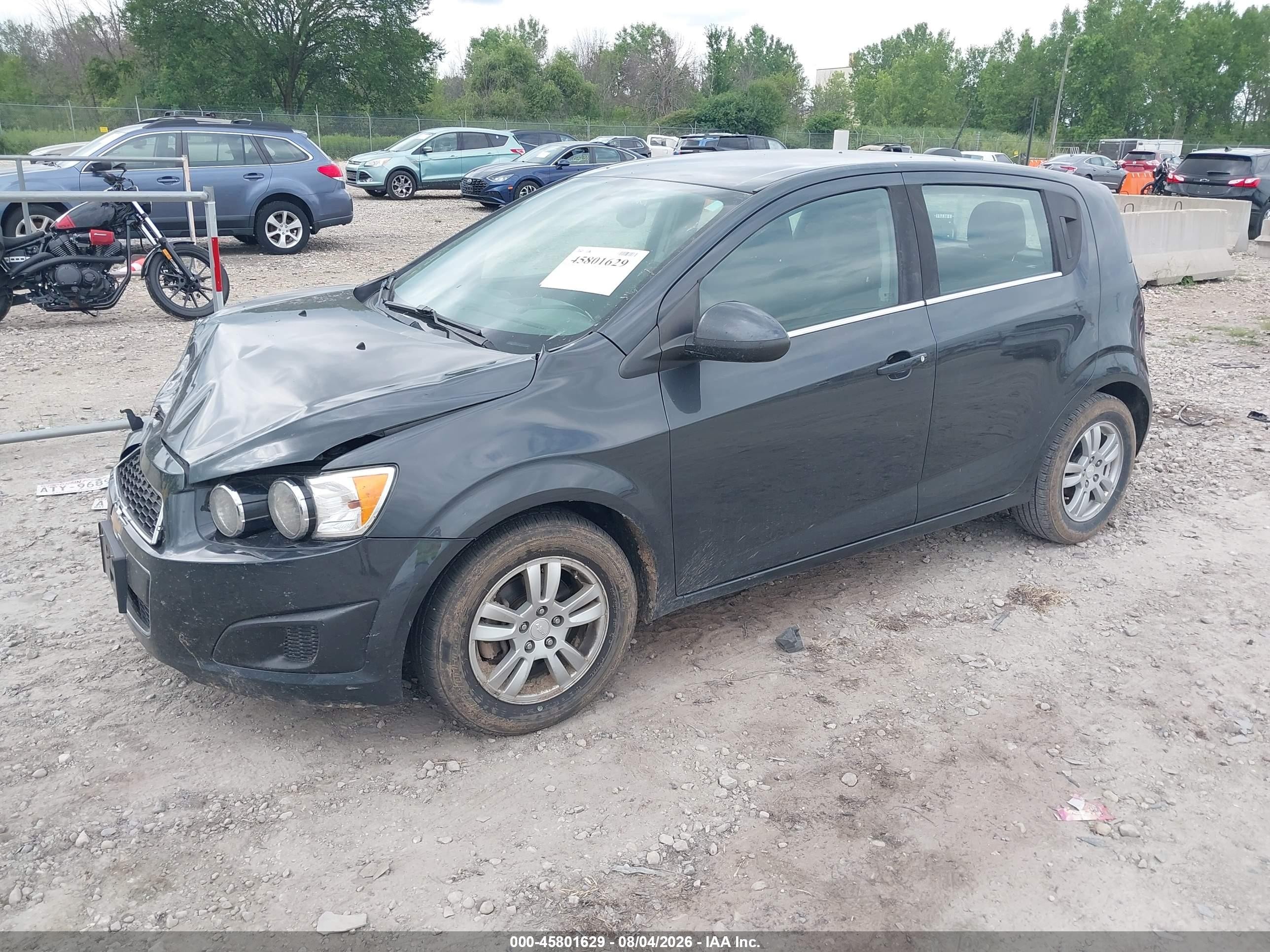 2015 Chevrolet Sonic Lt Auto Black vin: 1G1JC6SH2F4146878
