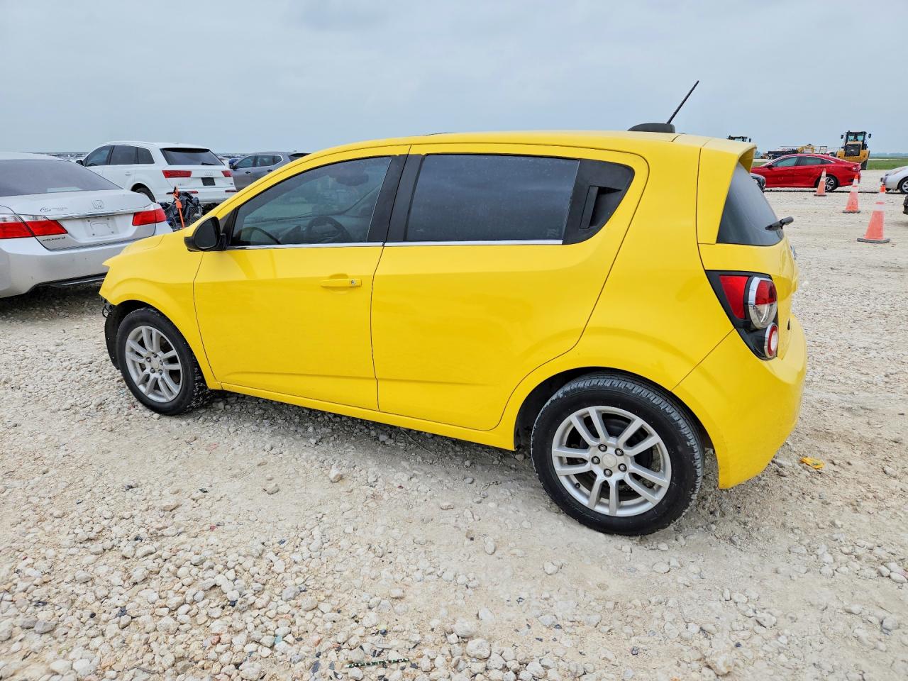 2015 Chevrolet Sonic Lt Yellow vin: 1G1JC6SH2F4178990