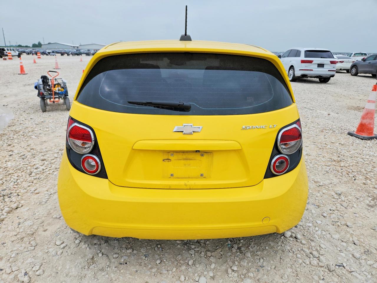 2015 Chevrolet Sonic Lt Yellow vin: 1G1JC6SH2F4178990