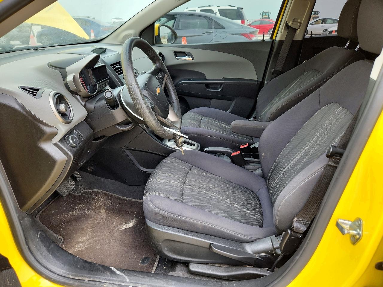 2015 Chevrolet Sonic Lt Yellow vin: 1G1JC6SH2F4178990