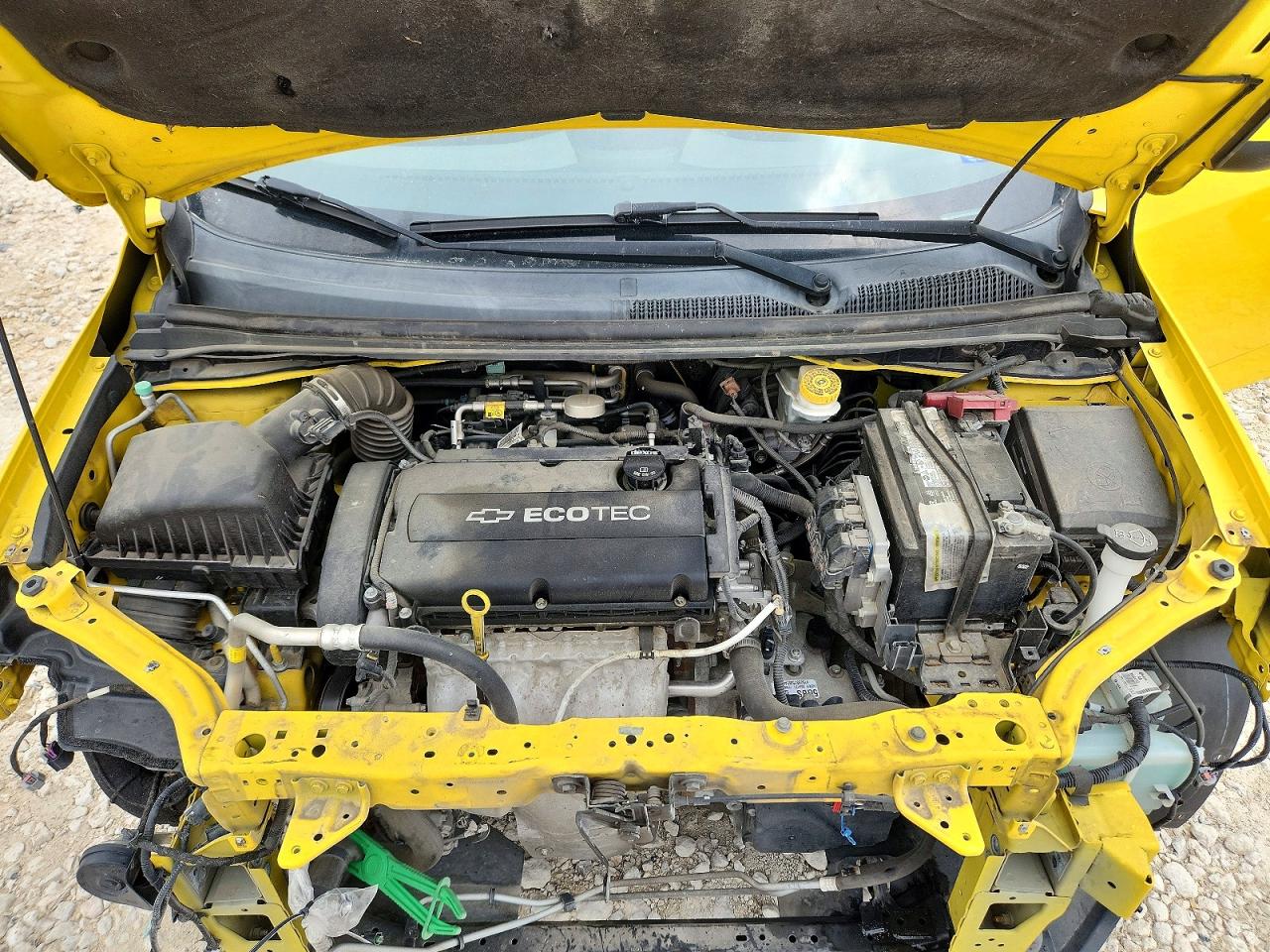 2015 Chevrolet Sonic Lt Yellow vin: 1G1JC6SH2F4178990