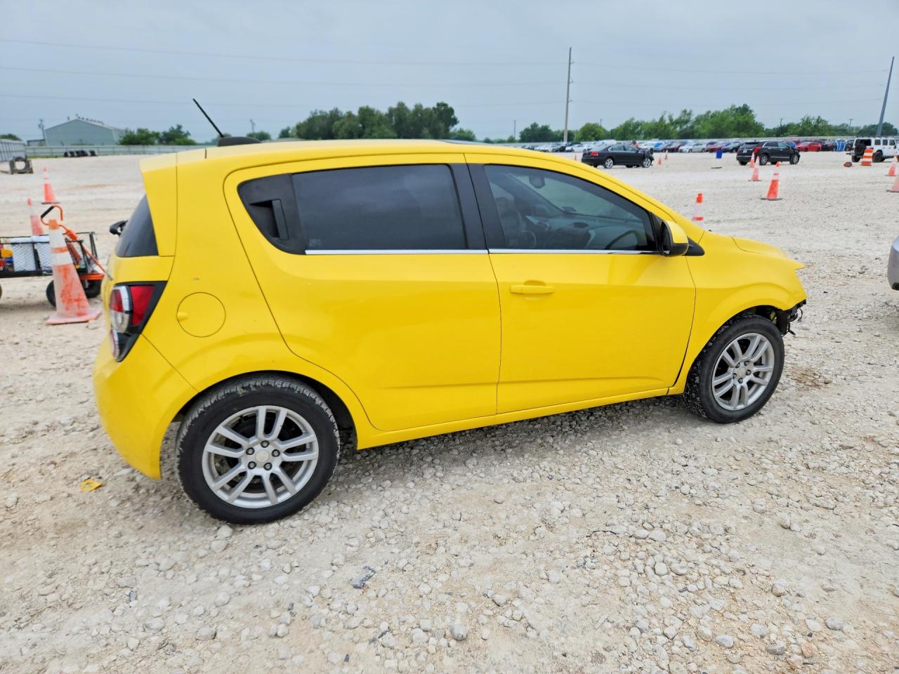 2015 Chevrolet Sonic Lt Yellow vin: 1G1JC6SH2F4178990