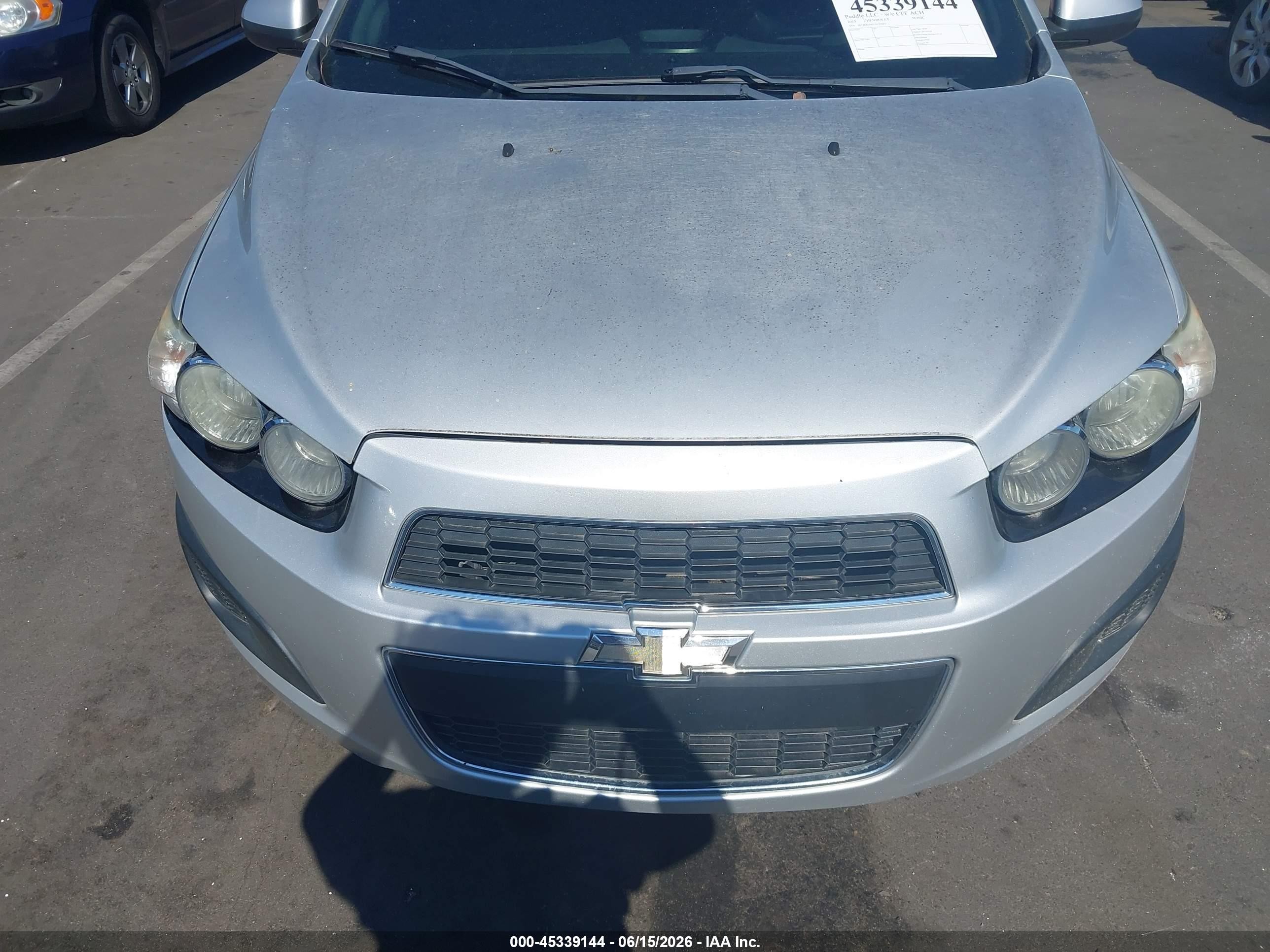 2015 Chevrolet Sonic Lt Auto Gray vin: 1G1JC6SH2F4199225