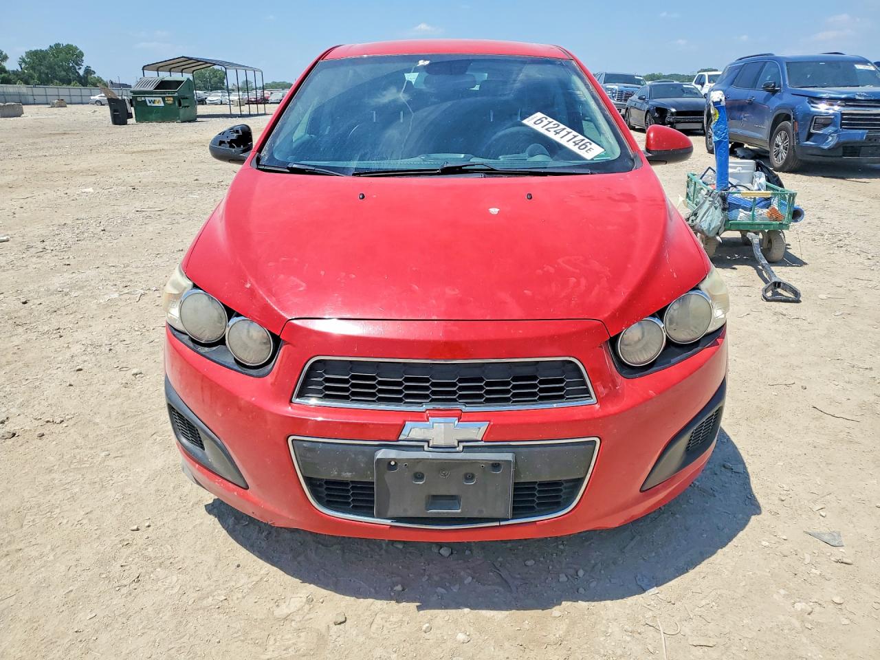 2012 Chevrolet Sonic Lt Red vin: 1G1JC6SH3C4107082