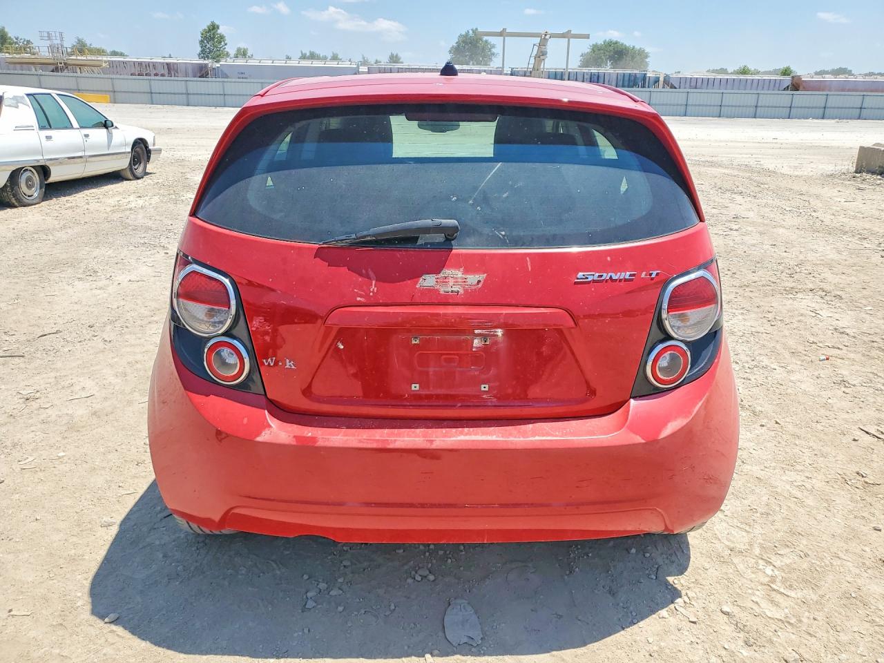 2012 Chevrolet Sonic Lt Red vin: 1G1JC6SH3C4107082