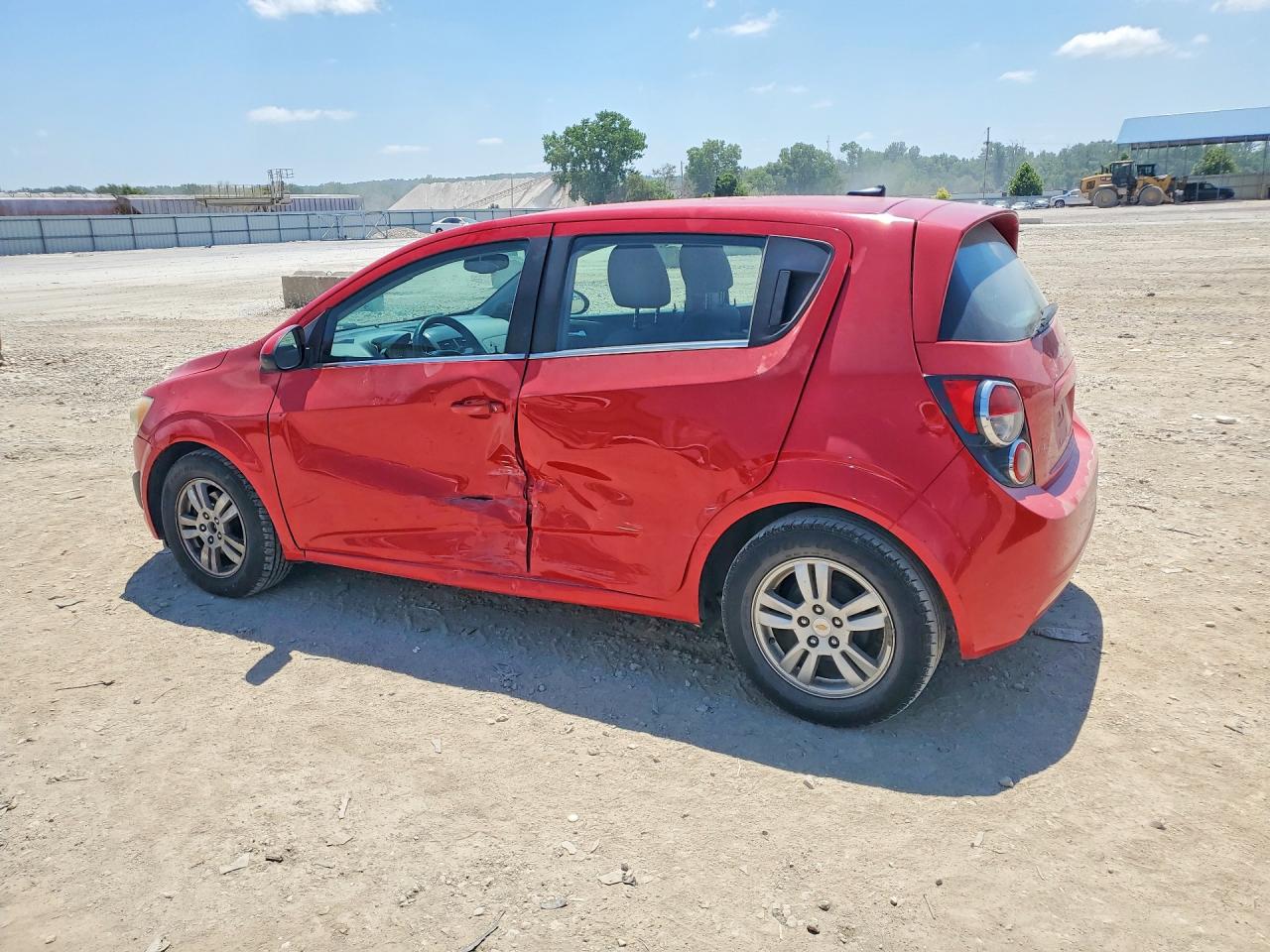 2012 Chevrolet Sonic Lt Red vin: 1G1JC6SH3C4107082