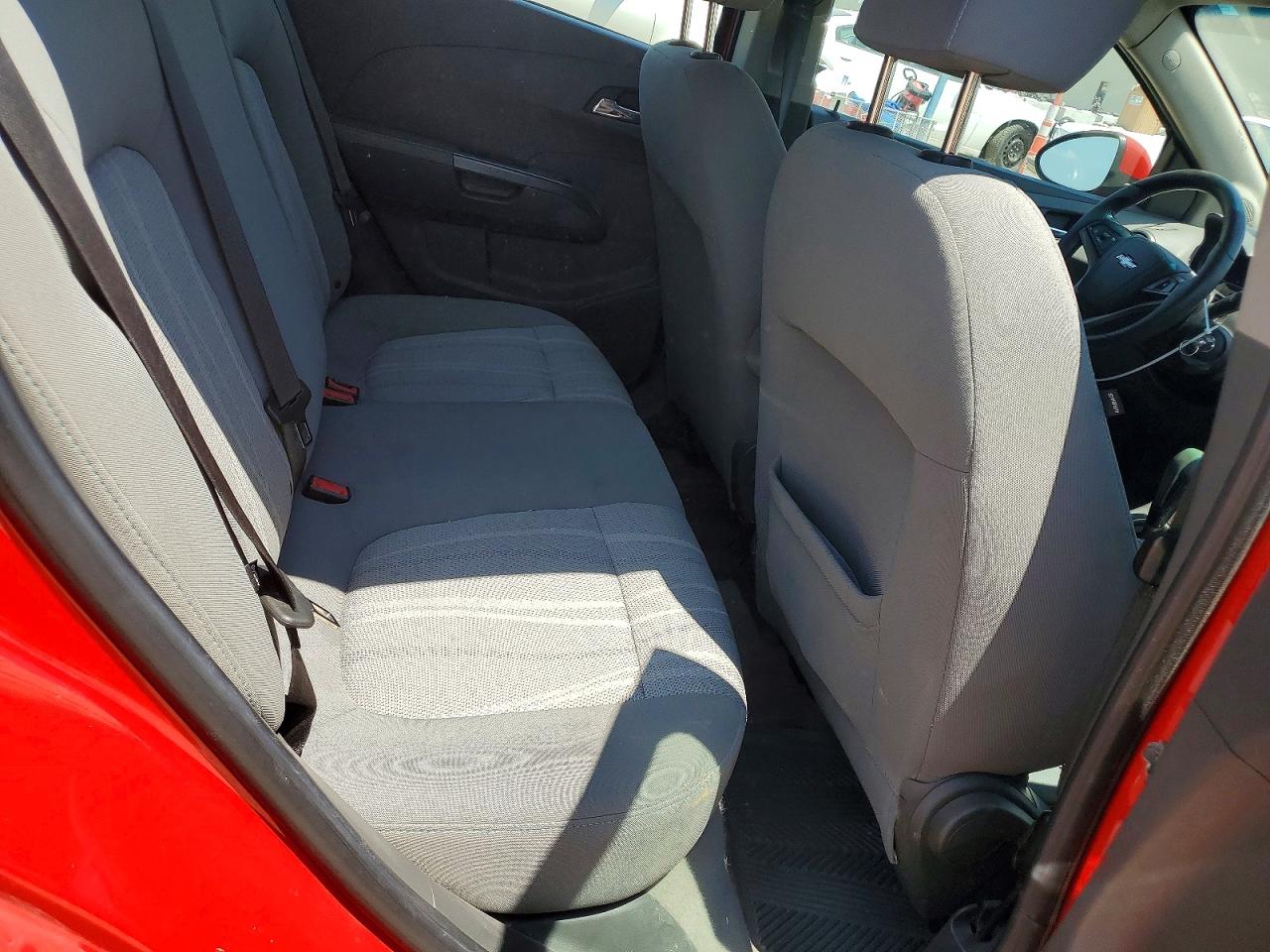 2012 Chevrolet Sonic Lt Red vin: 1G1JC6SH3C4107082
