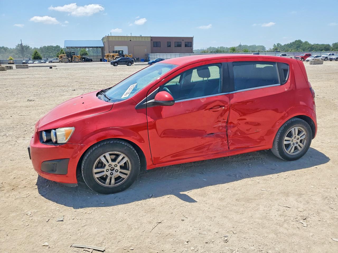 2012 Chevrolet Sonic Lt Red vin: 1G1JC6SH3C4107082