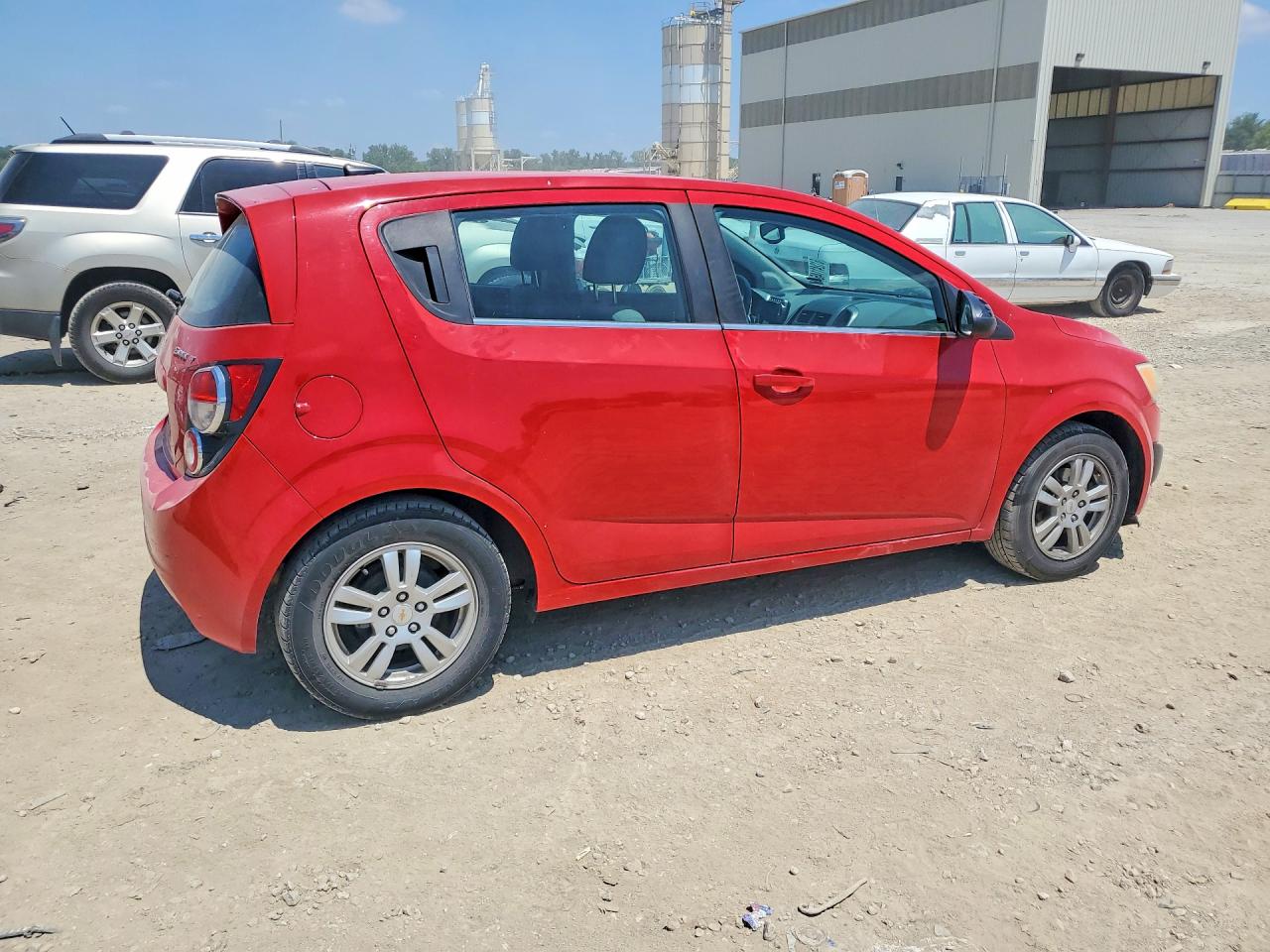 2012 Chevrolet Sonic Lt Red vin: 1G1JC6SH3C4107082