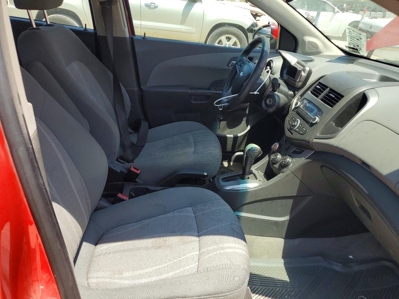 2012 Chevrolet Sonic Lt Red vin: 1G1JC6SH3C4107082