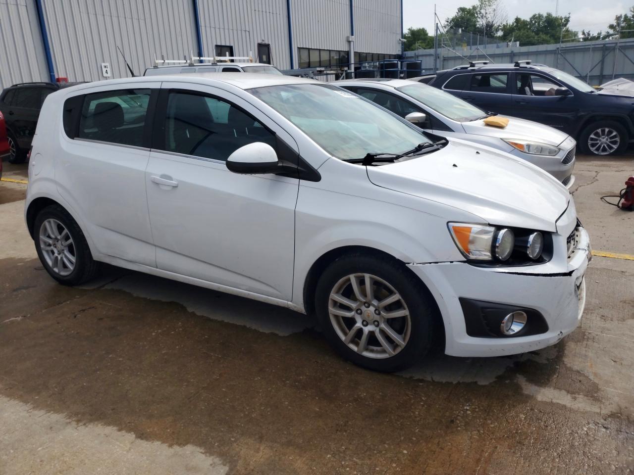 2012 Chevrolet Sonic Lt White vin: 1G1JC6SH3C4147226