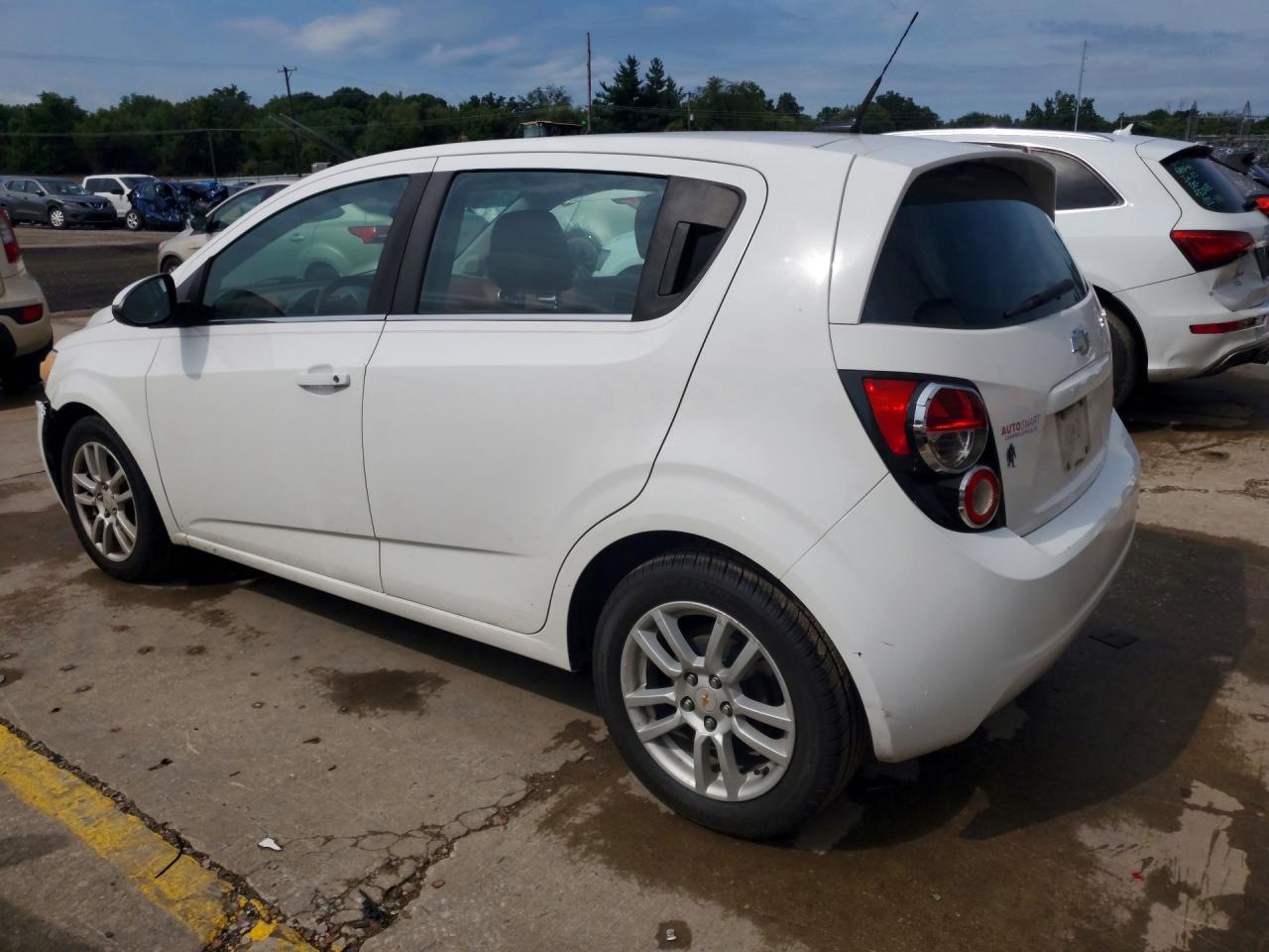 2012 Chevrolet Sonic Lt White vin: 1G1JC6SH3C4147226