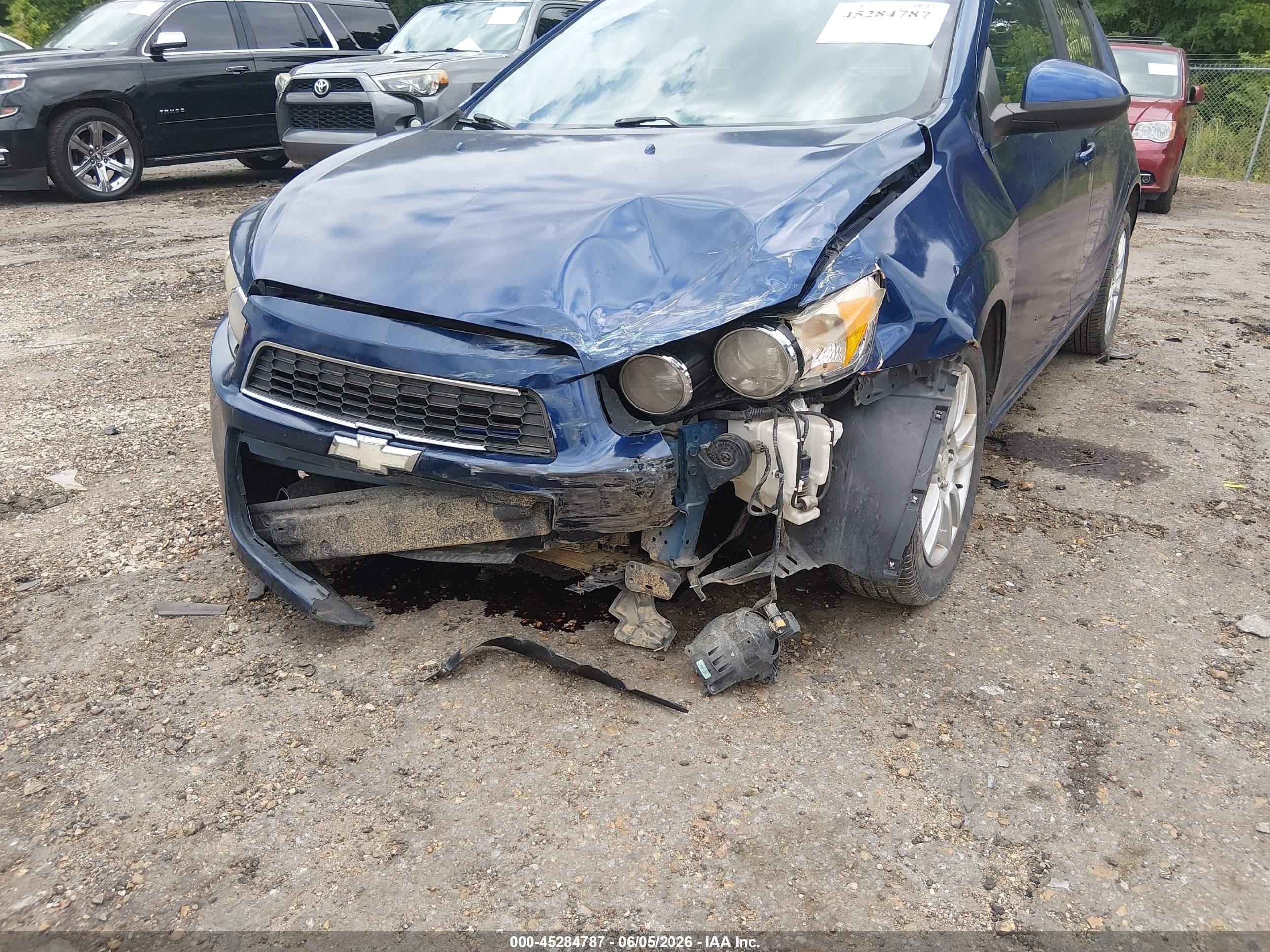 2012 Chevrolet Sonic 2lt Синий vin: 1G1JC6SH3C4214214
